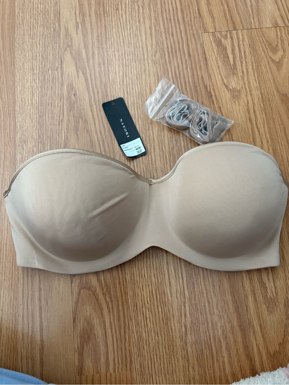 Natori Nude Strapless Multiway Bra with Removable Straps